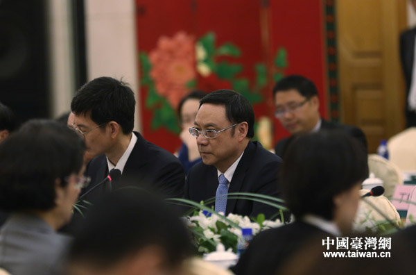 海協(xié)會常務(wù)副會長，經(jīng)合會大陸方面召集人鄭立中發(fā)表講話